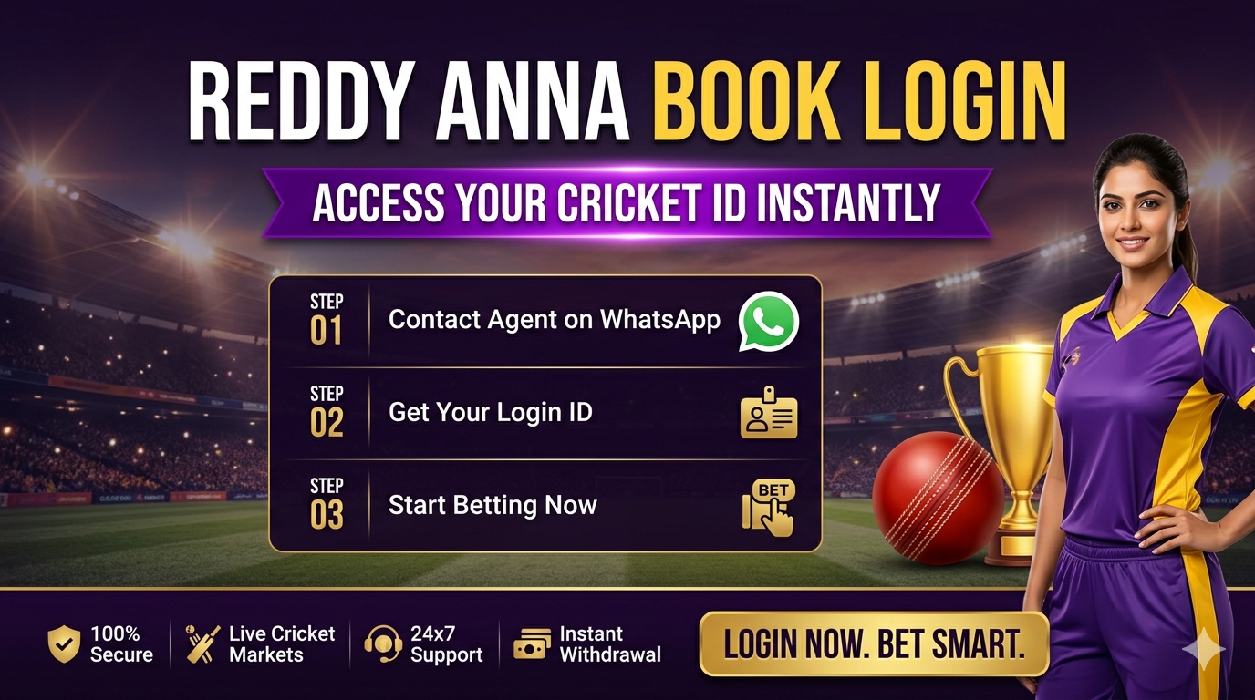 Reddy Anna Book Login – Get your cricket ID and access your account instantly with 24x7 support