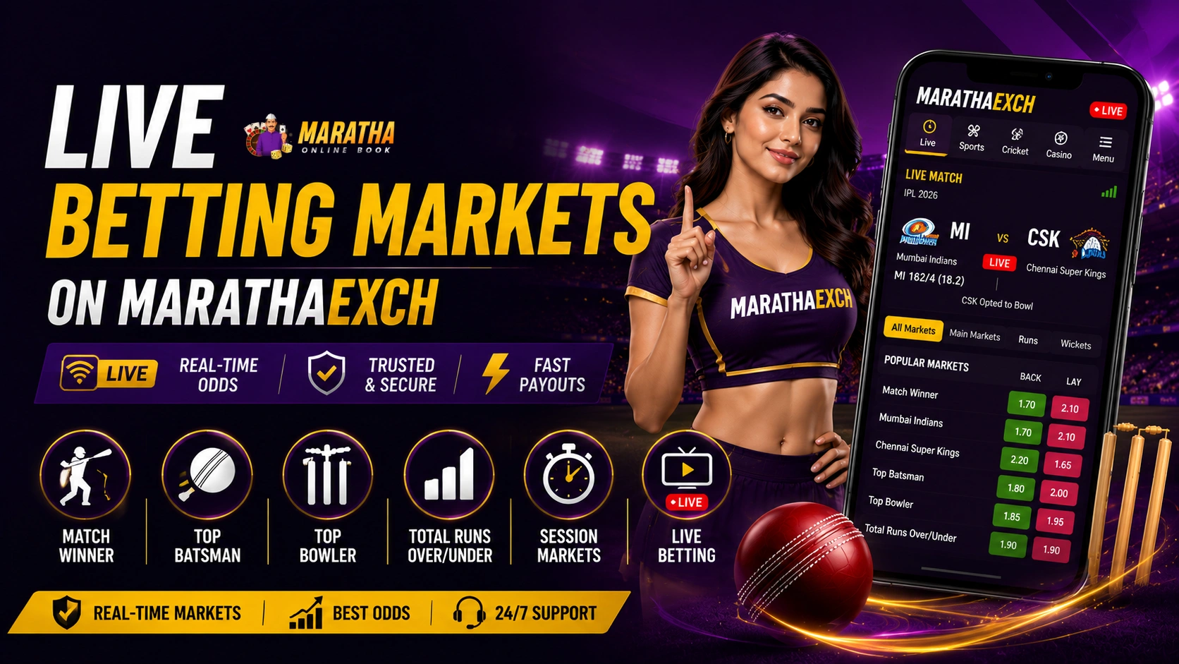 Live Betting Markets on MarathaExch