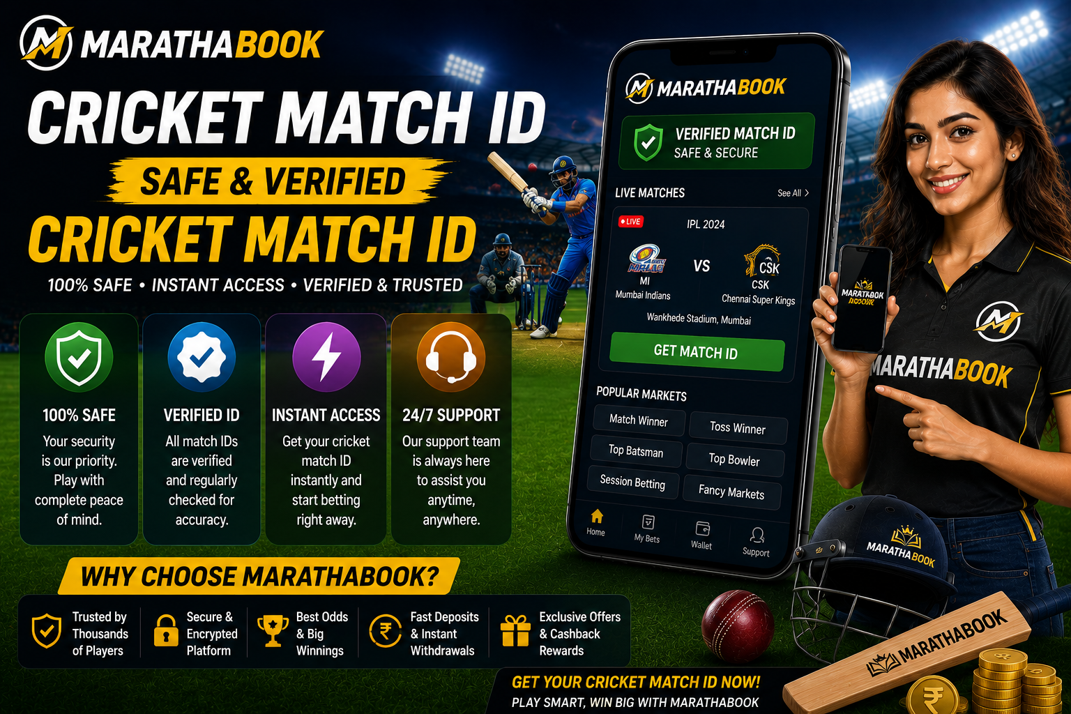 Cricket Match ID Safe & Verified Cricket Match ID