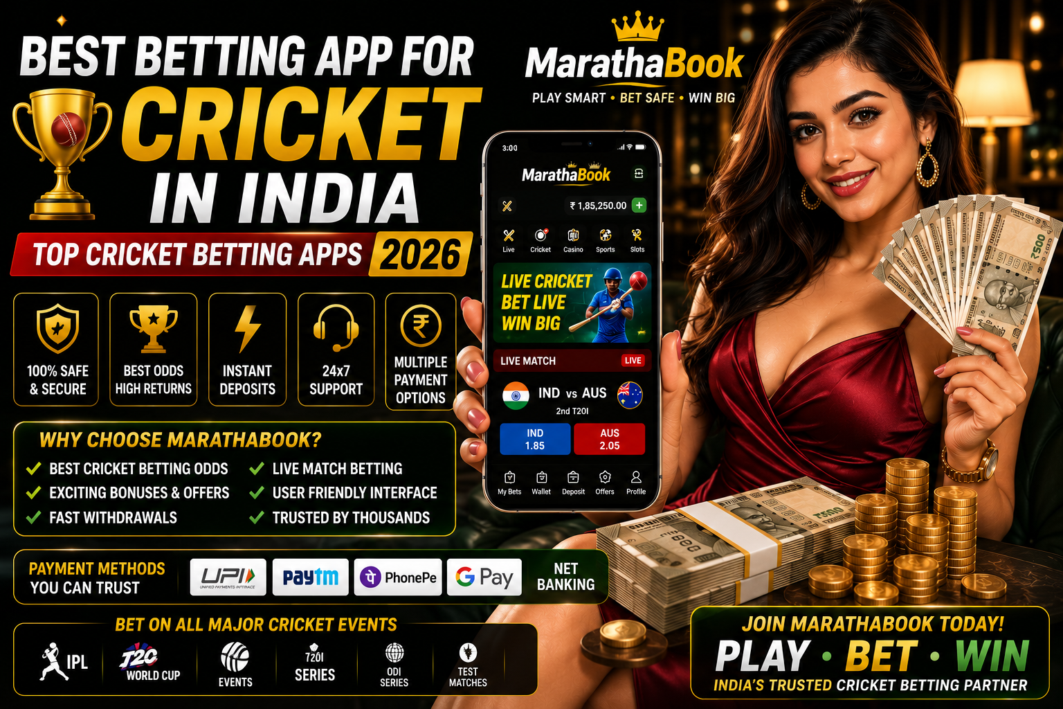 Best Betting App for Cricket in India | Top Cricket Betting Apps 2026