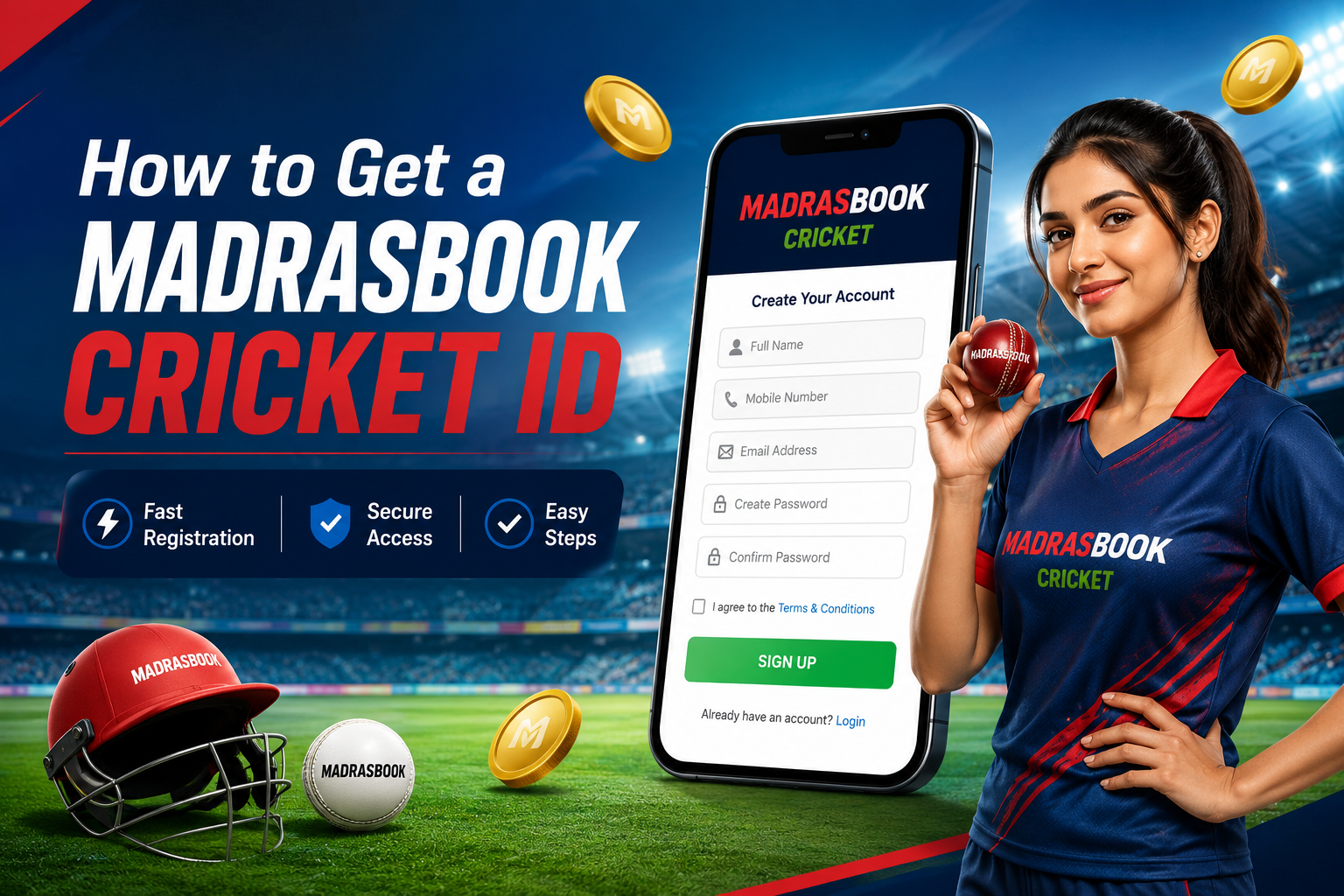 How to Get a Madrasbook Cricket ID
