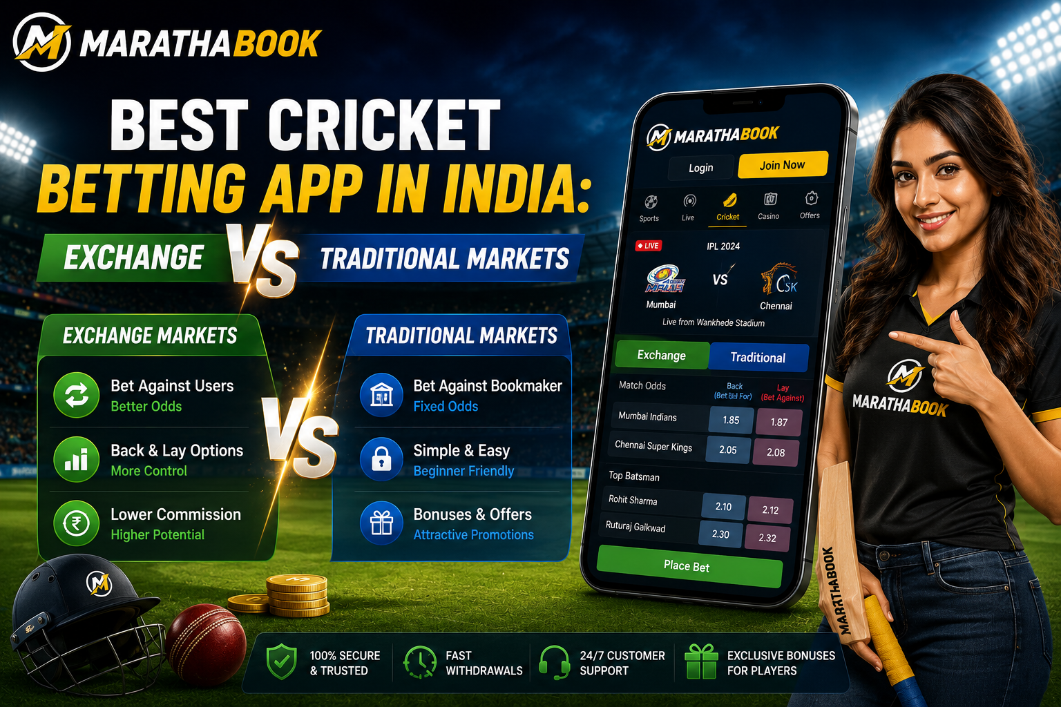 Best Cricket Betting App in India: Exchange vs Traditional Markets